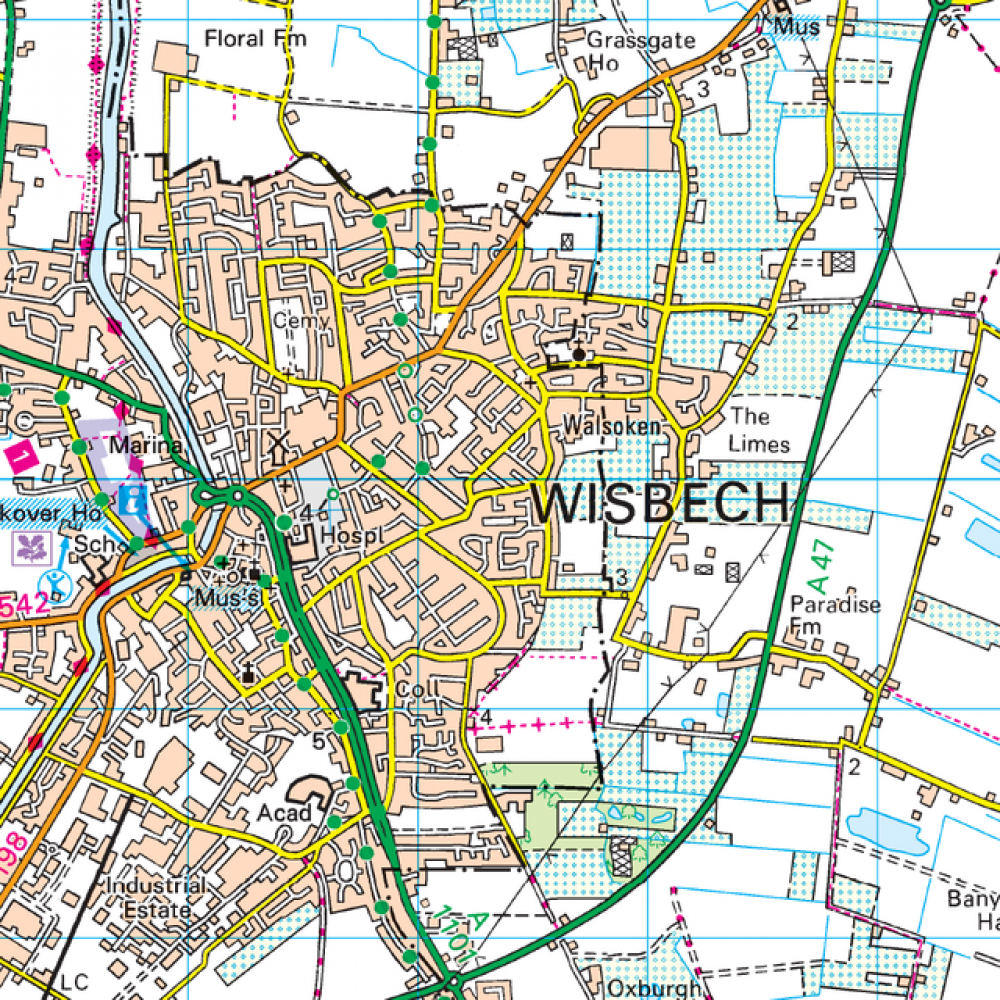 OS143 Ely Wisbech Surrounding area